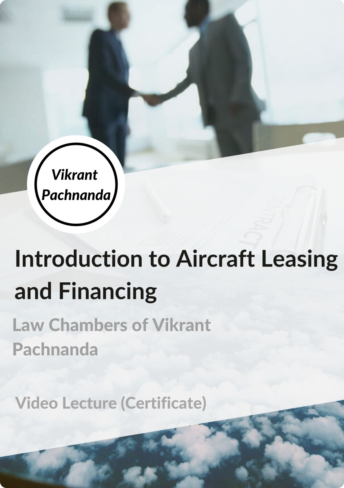 Certificate in Introduction to Aircraft Leasing and Financing